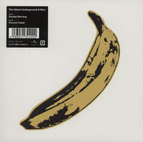 Velvet Underground Sunday Morning / Femme Fatale Japanese 7 Velvet Underground Sunday Morning / Femme Fatale Japanese 7